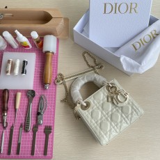 디올 DIOR 레이디 D-조이 토트 백